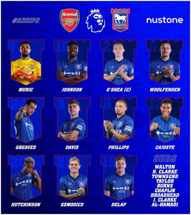 实时比分查询-【英超】哈弗茨破门，阿森纳1比0伊普斯维奇