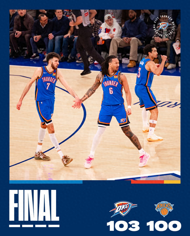 足球直播平台-复出就夺回联盟第一！SGA延续四纪录被赞多面手 布朗：造犯规一绝|亚历山大|雷霆|谢伊·吉尔杰斯-亚历山大|俄克拉荷马雷霆队|纽约尼克斯队_新浪体育_新浪新闻